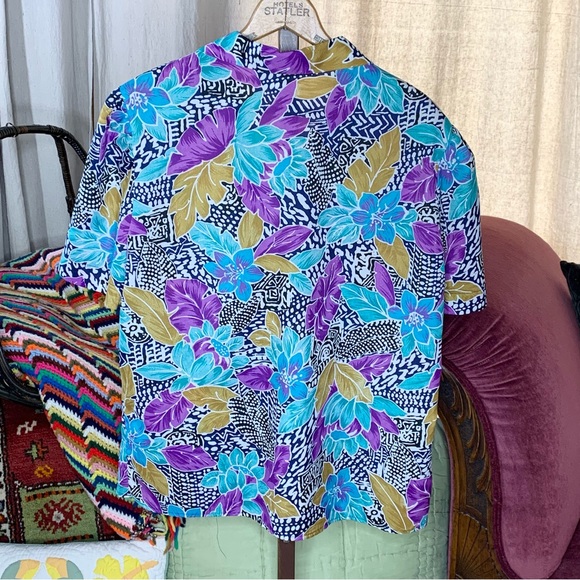 80s Tropical Blouse - Picture 5 of 9